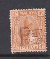 Malaysia-Perak SG 107 1939 Sultan Iskandar'4c Orange,used - Perak