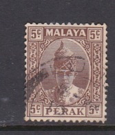 Malaysia-Perak SG 108 1939 Sultan Iskandar,5c Brown,used - Perak