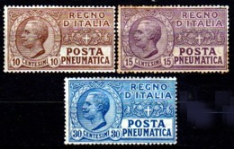 Italia-A-0520: POSTA PNEUMATICA 1913-23 (+) LH - Senza Difetti Occulti. - Rohrpost