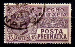 Italia-A-0522: POSTA PNEUMATICA 1913-23 (o) Used - Senza Difetti Occulti. - Pneumatische Post