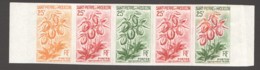 362 Fleur De SPM 25 Fr Essais De Couleur - Bande De 5 ** - Imperforates, Proofs & Errors