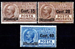 Italia-A-0525: POSTA PNEUMATICA 1924-25 (++/+) MNH/LH - Senza Difetti Occulti. - Pneumatic Mail