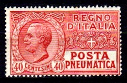 Italia-A-0529: POSTA PNEUMATICA 1925 (++) MNH - Senza Difetti Occulti. - Pneumatic Mail