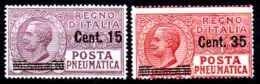 Italia-A-0530: POSTA PNEUMATICA 1927 (++) MNH - Senza Difetti Occulti. - Poste Pneumatique