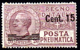 Italia-A-0537: POSTA PNEUMATICA 1927 (++) MNH - Senza Difetti Occulti. - Rohrpost