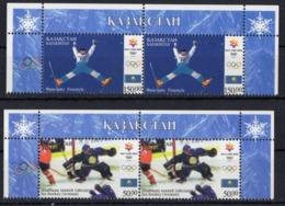 Kazakhstan 2002. Winter Olympic Games In Salt Lake Sity. Freestyle.  Ice Hockey (women). Mi. #360-361 - Winter 2002: Salt Lake City - Paralympic