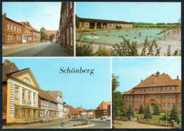 C7861 - TOP Schönberg Kr. Grevesmühlen - Schwimmbad Freibad Schule - Verlag Bild Und Heimat Reichenbach - Grevesmuehlen