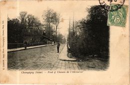 CPA CHAMPIGNY (SEINE) - Pont & Chemin De L'Abrevoir (245168) - Champigny