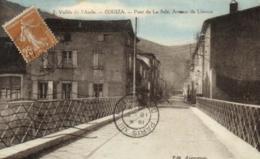 D 5250 - Couiza (11) Pont De La Sals   Avenue De Limoux  Chiens Dans La Rue - Sonstige Gemeinden
