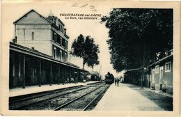 CPA VILLEFRANCHE-sur-SAONE - La Gare Vue Interieure (211256) - Andere Gemeenten