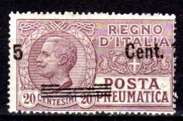 Italia-A-0541: POSTA PNEUMATICA 1927 (++) MNH - Varietà Non Descritta - Senza Difetti Occulti. - Pneumatische Post