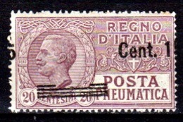 Italia-A-0543: POSTA PNEUMATICA 1927 (++) MNH - Senza Difetti Occulti. - Pneumatic Mail