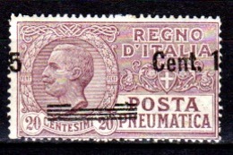 Italia-A-0546: POSTA PNEUMATICA 1927 (++) MNH - Senza Difetti Occulti. - Pneumatische Post