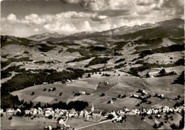 Flugaufnahme Kurort Schwellbrunn (App.) - Blick Gegen Alpstein (3536-1) * 27. 5. 1960 - Schwellbrunn