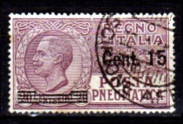 Italia-A-0552: POSTA PNEUMATICA 1927 (o) Used - Senza Difetti Occulti. - Pneumatic Mail