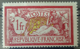 FRANCE 1900 - MLH - YT 121b - 1F - Centre Déplacé - Used Stamps