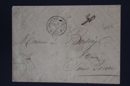 Martinique Cover Fort De France -> Saint Pierre  1865 - Cartas & Documentos