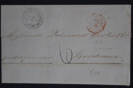 Martinique Cover 1867 Fort De France -> Bordeaux - Briefe U. Dokumente