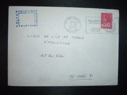 LETTRE TP M. DE BEQUET 0,50 OBL.MEC.5-6 1973 91 PALAISEAU ESSONNE + CLUB ATHLETIQUE D'ORSAY - Autres & Non Classés