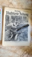 1943 WWII WW2 BERLINER ILLUSTRIERTE Zeitung NAZI GERMANY ARMY MAGAZINE MILITARY DEUTSCHE UNIFORM HELMET MACHINE GUN - Police & Military