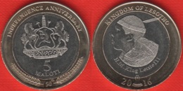 Lesotho 5 Maloti 2016 "Golden Jubilee Of Independence" BiMetallic UNC - Lesotho