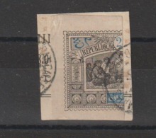 Obock 1894 Demi Timbre Sur Fragment 54a - Cartas & Documentos