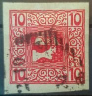 AUSTRIA 1908/10 - Canceled - ANK 159Y- Dünnes Papier - Journaux