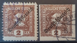 AUSTRIA 1919 - Canceled - ANK 247b - Privatzähnung - Zeitungsmarken