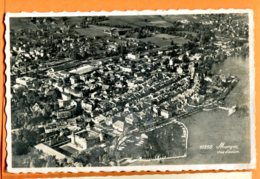 I090, Morges, Vue D'avion, 10856, édit. Perrochet, Circulée 1955 - Morges