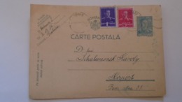 D167985 Romania Carte Postala  Uprated Postal Stationery  1941  WWII - Timisoara  Fratelia  -to Kispest Hungary - Cartas De La Segunda Guerra Mundial