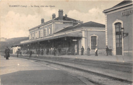 58-CLAMECY- LA GARE CÔTE DES QUAIS - Clamecy