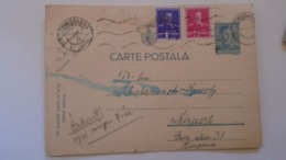 D167991 Romania Carte Postala- Uprated Postal Stationery  1941  WWII - Timisoara  Fratelia  -to Kispest Hungary - World War 2 Letters