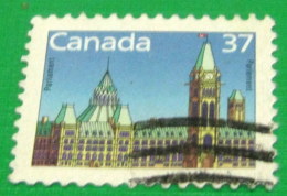 Canada 1987 House Of Parliament 37 C - Used - Used Stamps