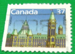 Canada 1987 House Of Parliament 37 C - Used - Used Stamps