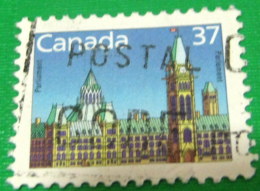 Canada 1987 House Of Parliament 37 C - Used - Used Stamps