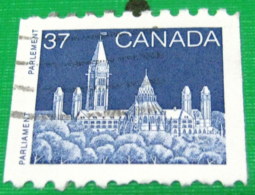 Canada 1988 House Of Parliament 37 C - Used - Used Stamps