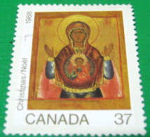 Canada 1988 Christmas Icons 37 C - Used - Used Stamps