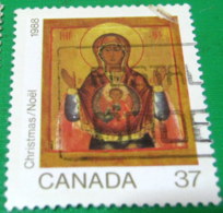 Canada 1988 Christmas Icons 37 C - Used - Used Stamps