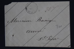 Martinique (self Made ) Cover St Pierre Local 1877 - Brieven En Documenten