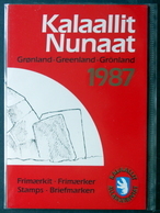 GREENLAND 1987 Year Pack  Complete Map, (**)  ( Lot Kas) - Full Years