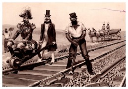 Thème Chemin De Fer - Les Progrès De La Locomotion - Kunstbauten