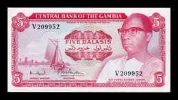 Gambia 5 Dalasis 1972-1986 Pick 5d Sign 7 SC- AUNC - Gambia