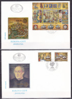 Yugoslavia, Europa, Old Ships, Set + S/sheet, FDC - 1992