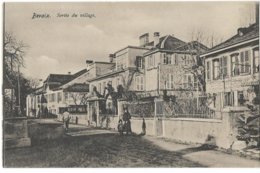BEVAIX: Quartier, Sortie Du Village Animée ~1910 - Bevaix