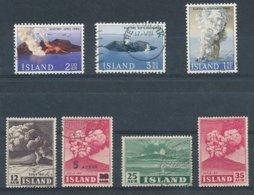 Lot Timbres Islande, Island - Volcans, Volcano. - Volcanos