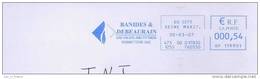 EMA Sur Lettre (slogan Meter On Cover) Gaz Gas Eu 76 Seine Maritime - Gas