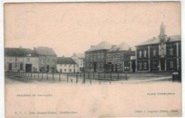 Thuin - Souvenir De Thuillies - Place Communale - Ed. Becquet Fostier - Thuin