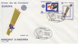 Enveloppe  FDC  1er  Jour   ANDORRE  ANDORRA   Paire  EUROPA    1991 - Sonstige & Ohne Zuordnung