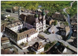 Carte Postale 67. Ebersmunster Vue D'avion  Trés Beau Plan - Ebersmunster