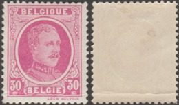 Belgique 1925 COB / Y&T 200 Neuf. 30 C Houyoux, Pli De Papier (pli Accordéon Fermé) - 1922-1927 Houyoux